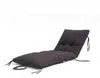 Cuscino per lettino prendisole 185 x55 cm Grigio carbone Anteprima dell’immagine prodotto 1
