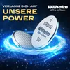 50 x batteria a bottone CR2032 Wilhelm Batteria al litio 3V Anteprima dell’immagine prodotto 7