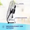 MPM Bodenventilator 45 cm 100 W Chrom Silber – Produktbild-Vorschau 6