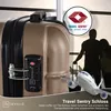 Devillo® Kofferset 4tlg. S-M-L-XL, Champagner - Trolley Produktbild-Vorschau 2