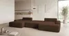 CORNERO Ecksofa mit schlaffunktion VERONA U-Form braun Cord Produktbild-Vorschau 6