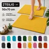 Komfortec Badematte 2er Set 50x70 cm, 100% Baumwolle, 600 Produktbild-Vorschau 6