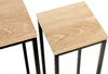HAKU Blumenständer Beistelltisch 2er Set Eiche natur, Produktbild-Vorschau 4