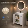 Badmöbel-Set Ronda 60 cm mit Keramikwaschbecken, 2 Türen, Produktbild-Vorschau 7
