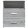 vidaXL Nachttisch Grau Sonoma 50x32x60 cm -  Nachttische Produktbild-Vorschau 6