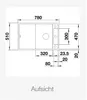 BLANCO AXIA III 45 S SILGRANIT schwarz Produktbild-Vorschau 9