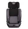 A front view of a gray and black child car seat. Anteprima dell’immagine prodotto