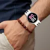 Silikon Armband 20mm Uhrenarmband, Farbe:Orange Grau Produktbild-Vorschau 5