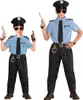 5-tlg. Polizist Kinderkostüm mit Polizeimütze für Karneval Produktbild-Vorschau 1