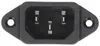 AC-Einbaustecker, (* mm²) Anschluss für Kaltgerätekabel Produktbild-Vorschau 5
