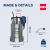 FlatOne 6000 IX Drainage & Poolentleerungspumpe, max. Produktbild-Vorschau 7