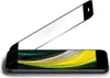 A screen protector is shown being applied to a smartphone. Produktbild-Vorschau