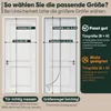 Sekey Fliegengitter Balkontür mit Magnet Insektenschutz Tür Produktbild-Vorschau 5