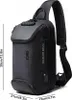 OKWISH Herren Diebstahlsichere Brusttasche Umhängetasche, Produktbild-Vorschau 2