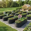 Jardinière surélevée en acier ovale M 240 x 80 x 80 Voir les images du produit 3