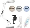 LUMILED LED 8W stolní lampa bílá zvětšovací lampa Náhled obrázku produktu 1