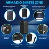 Extralink Armadio Rack 19", 27U, 600x1000 mm, Nero, da Anteprima dell’immagine prodotto 5