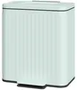 HOMCOM Mülleimer Küche 2 x 20 Liter Treteimer mit Produktbild-Vorschau 1