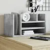 vidaXL Schreibtisch-Organizer Betongrau 44,5x24x25 cm Produktbild-Vorschau 2