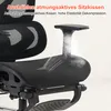 SevenComfort Sedia da ufficio ergonomica  con poggiapiedi Anteprima dell’immagine prodotto 7