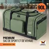 MONZANA® Sac de sport Football ou Sac de voyage vert olive Voir les images du produit 2