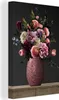 MuchoWow® - Leinwandbilder - Farben - Blumen - Vase, Produktbild-Vorschau 1