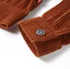 vidaXL Kinderjacke Cord Cognac 92 Produktbild-Vorschau 5