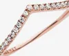 Pandora Funkelnder Wishbone Ring 186316CZ Damenring, Produktbild-Vorschau 3