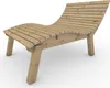 Holzliege Wellenliege Gartenliege Relaxliege "Liege-Franzi" Produktbild-Vorschau 2