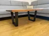 Stolové nohy kovové 2 ks – výška 40 cm, čierne, stabilné Náhľad obrázku produktu 7