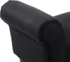 Lavice 831-135BK, čalouněná, MDF, pěna, černá, 102 x 31 x Náhled obrázku produktu 2