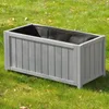 Pflanzkasten / Pflanztrog grau 75 x 35 x 36 cm Produktbild-Vorschau 2