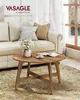VASAGLE Couchtisch rund, 80 cm Wohnzimmertisch, konische Produktbild-Vorschau 2