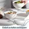 DOWAN Keramik Schalen Set 4 Stück 651 ml, Weiße Schalen für Produktbild-Vorschau 6