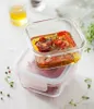 Lebensmittelbehälter mit Deckel 1150 ml Lunchbox aus Glas Produktbild-Vorschau 3