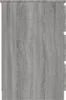 vidaXL Bureau gris Sonoma 140x50x77 cm Bois composite Voir les images du produit 4