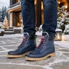 Nebulus Skórzane buty zimowe HIBO dla mężczyzn z wełną Podgląd zdjęcia produktu 7