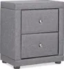 Homestyle4u Nachttisch 47x54x29 Schlafzimmer Nachtschrank Produktbild-Vorschau 2