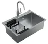 HAGO24 Einbauspüle 68x45cm Edelstahl Küchenspüle Spülbecken Produktbild-Vorschau 3