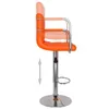 vidaXL Tabouret de bar 2 pcs. Simili cuir orange Voir les images du produit 7