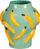 Mica Decorations Moza Vase - H30 x Ø27 cm - Keramik - Grün, Produktbild-Vorschau 1