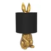 Clayre & Eef Tischlampe Ø 20*42 cm E27/max 1*60W Goldfarbig Produktbild-Vorschau 2