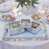 Set di 3 scatole metalliche per biscotti con finestra Anteprima dell’immagine prodotto 4