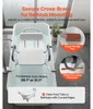 SucceBuy Chaise de douche pivotante avec accoudoirs et Voir les images du produit 3