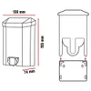 ORION dispenser di sapone liquido per lavastoviglie DA Anteprima dell’immagine prodotto 8