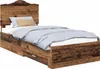 vidaXL Bettrahmen mit Kopfteil Altholz 100 x 200 cm Produktbild-Vorschau 1