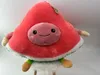 Soma Plüsch-Kissen Melone Wassermelone XXL 20 cm Melon rot Produktbild-Vorschau 2