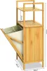 CASARIA® Meuble de salle de bain 2 en 1 avec panier à linge Voir les images du produit 3