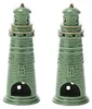 Gemutlicher & trendiger Teelichthalter - Leuchtturm - grun Produktbild-Vorschau 2