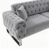 Sofa Set Jumeirah 3-Sitzer+2-Sitzer+Sessel in Samtstoff Produktbild-Vorschau 4